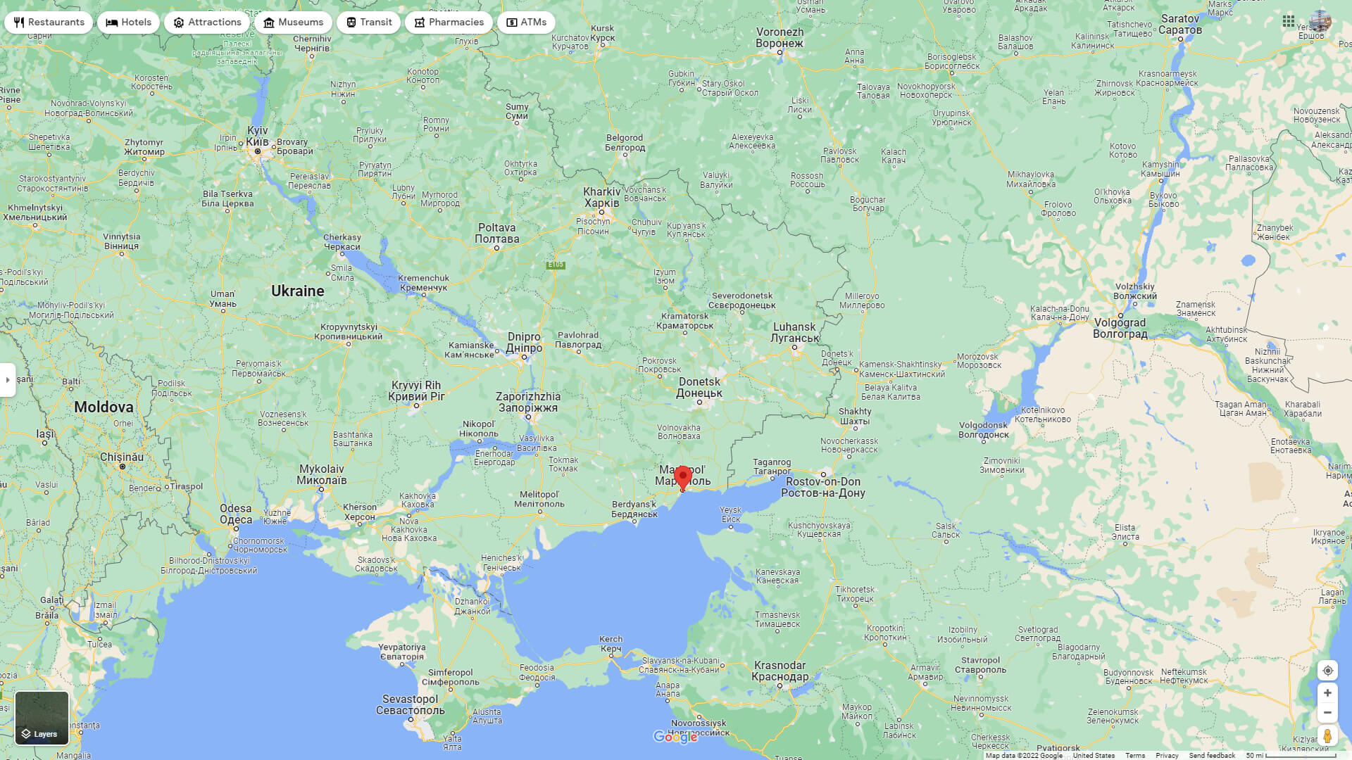 Where is Mariupol in Ukraine